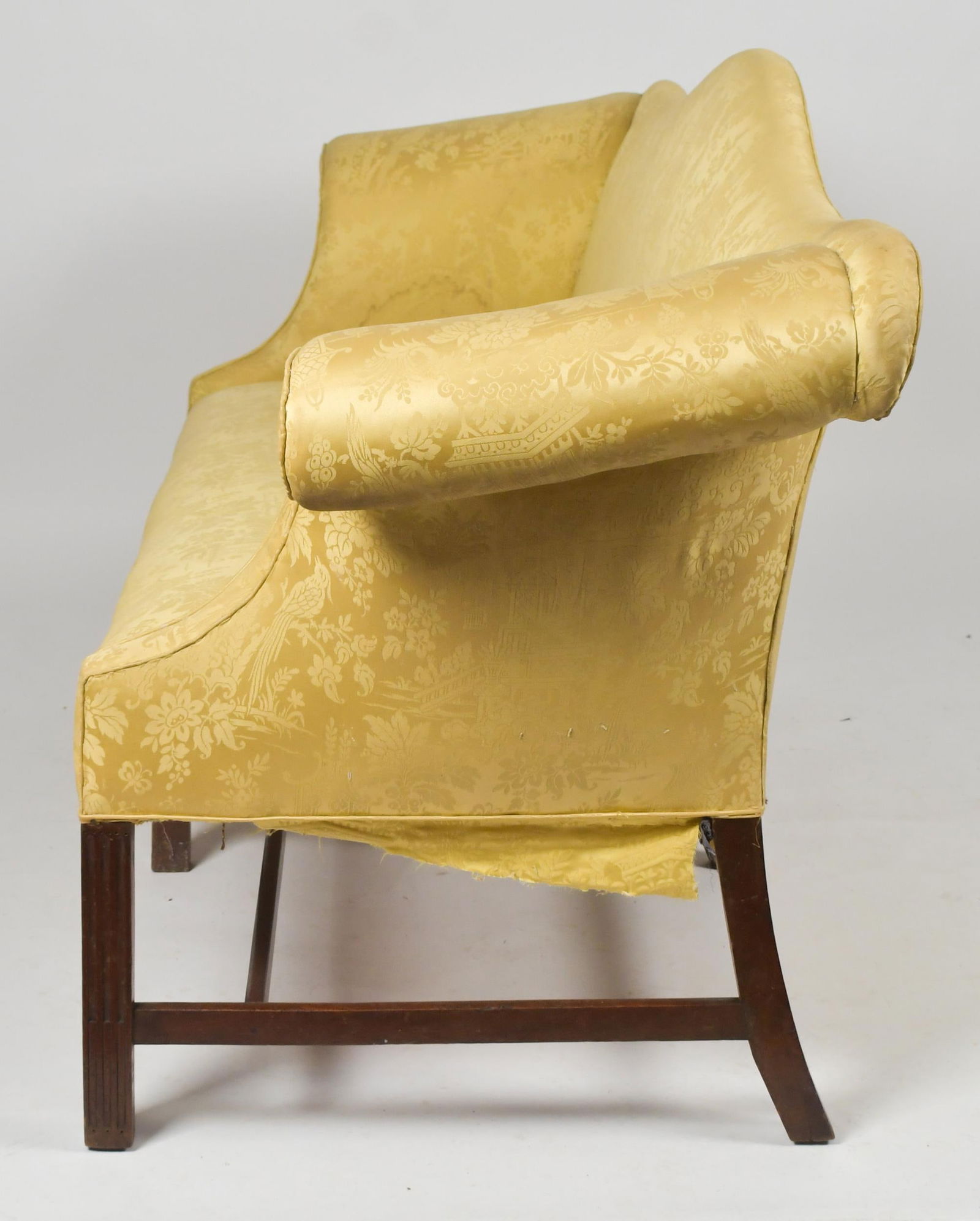 RARE 18TH C. CHIPPENDALE RHODE ISLAND SOFA. - 9