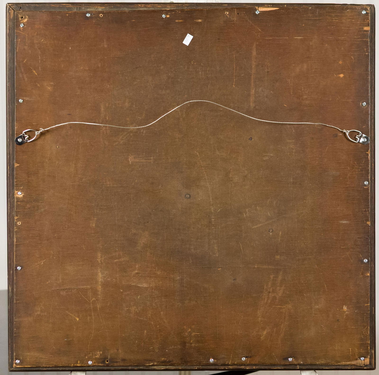 TWO ANTIQUE REVERSE PAINTED GAME BOARDS. - 17