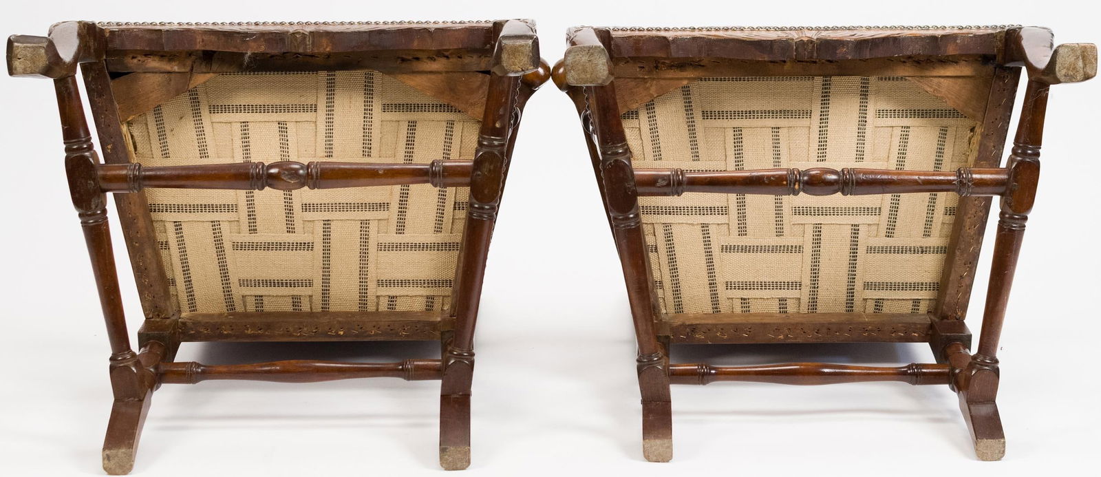 PAIR 18TH C. ARMCHAIRS. - 15