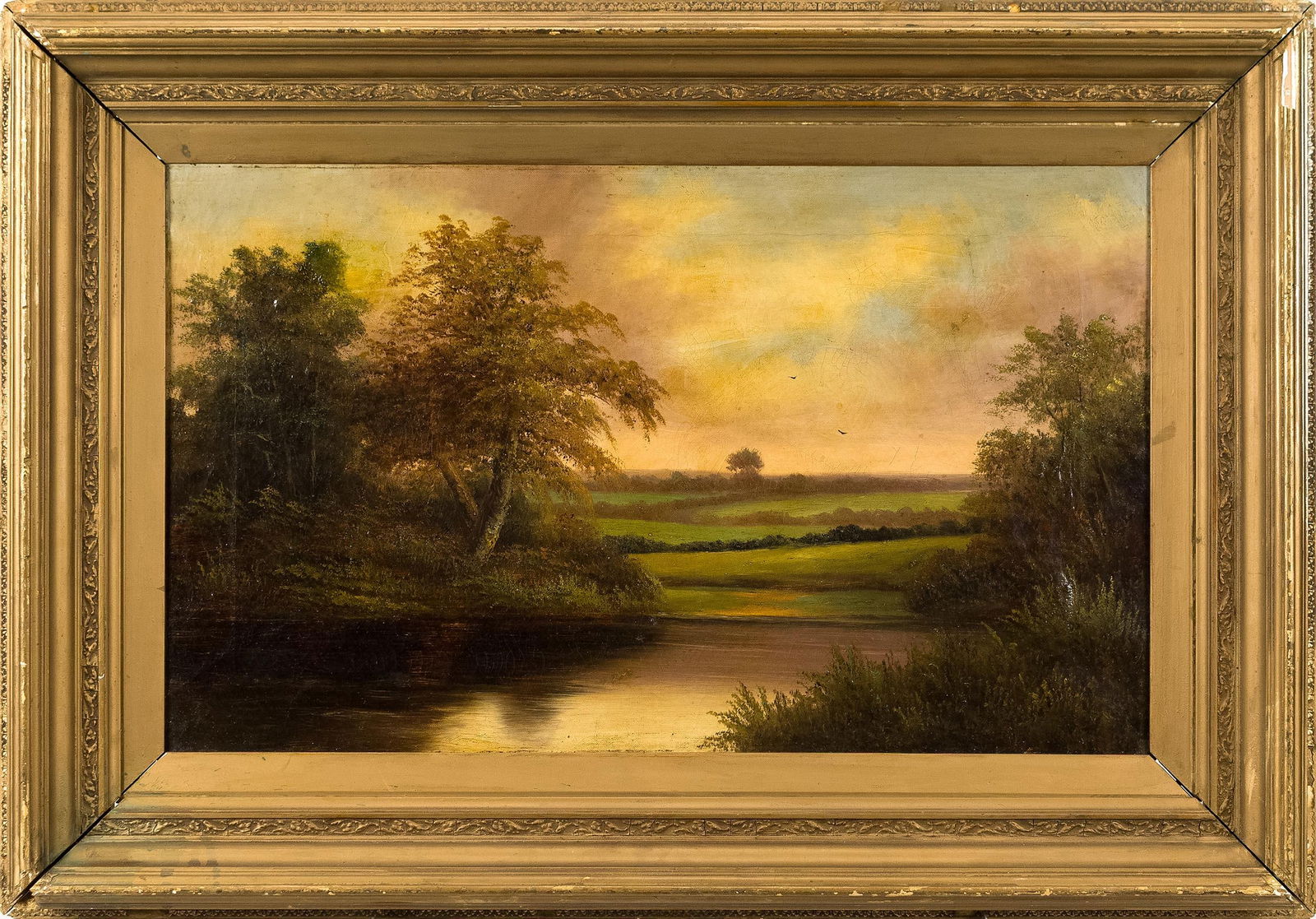 SAMUEL GRIGGS OIL, LANDSCAPE. (1 of 2)