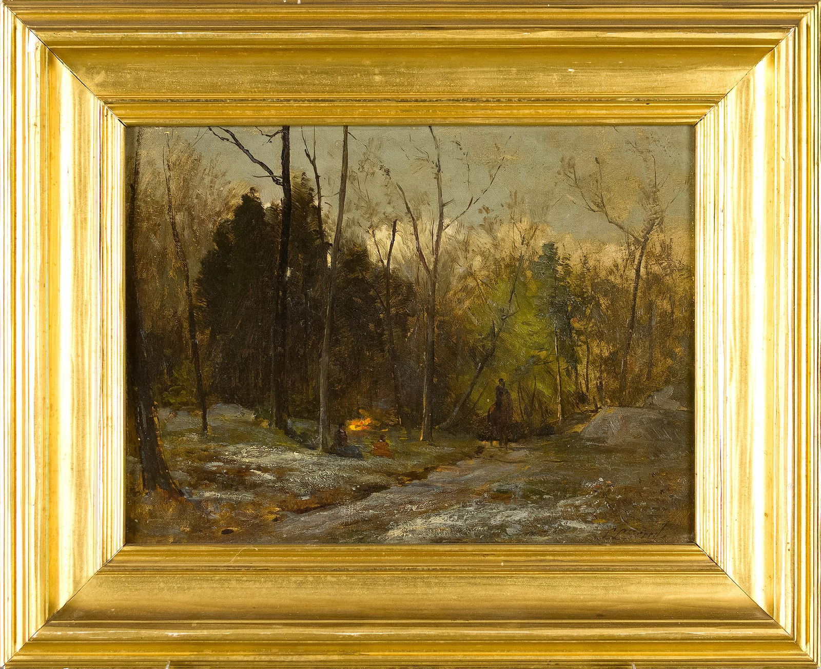SAMUEL LANCASTER GERRY OIL, ROADSIDE ENCAMPMENT. (1 of 12)