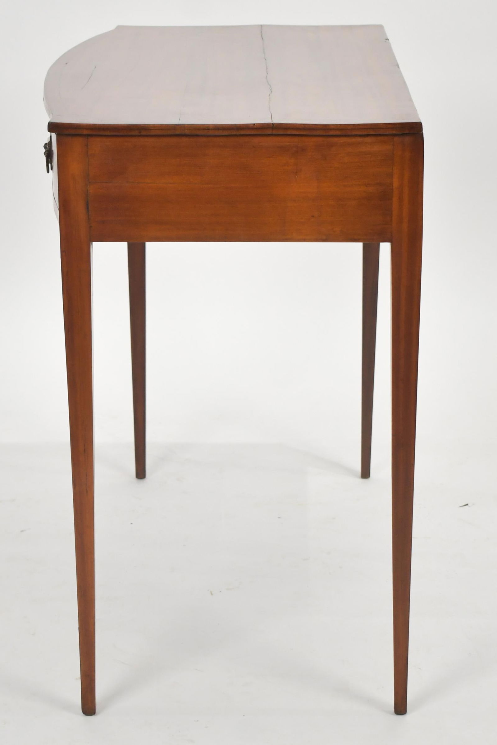 FEDERAL INLAID TWO DRAWER BOW FRONT SERVER. - 7