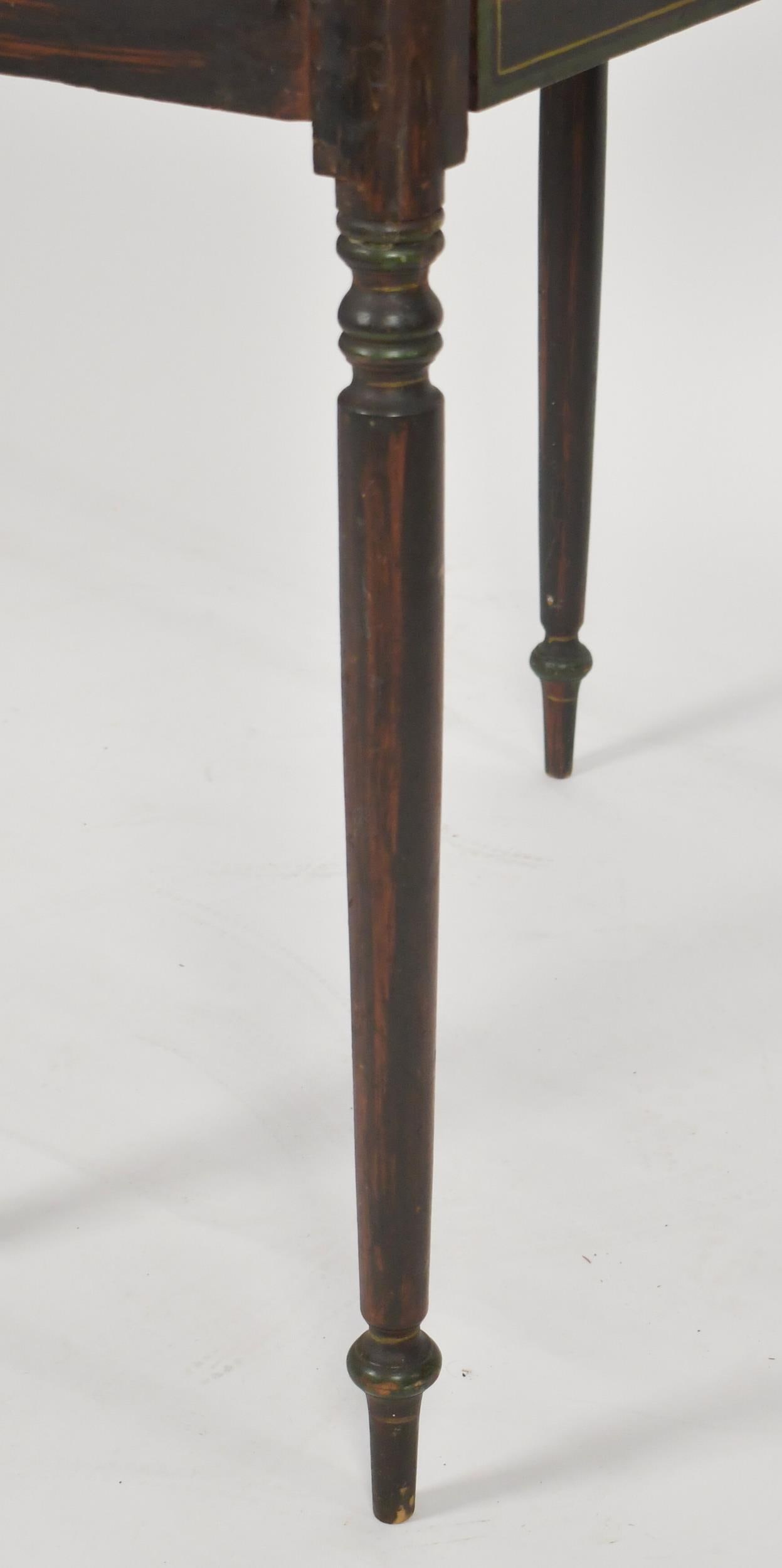 19TH C. PAINTED DECK TOP DRESSING TABLE. - 14