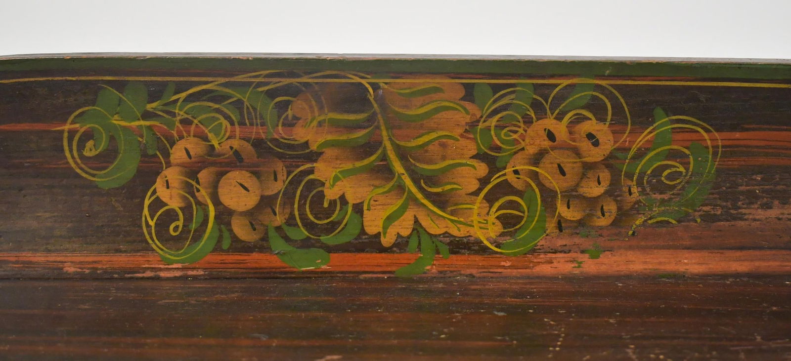 19TH C. PAINTED DECK TOP DRESSING TABLE. - 2