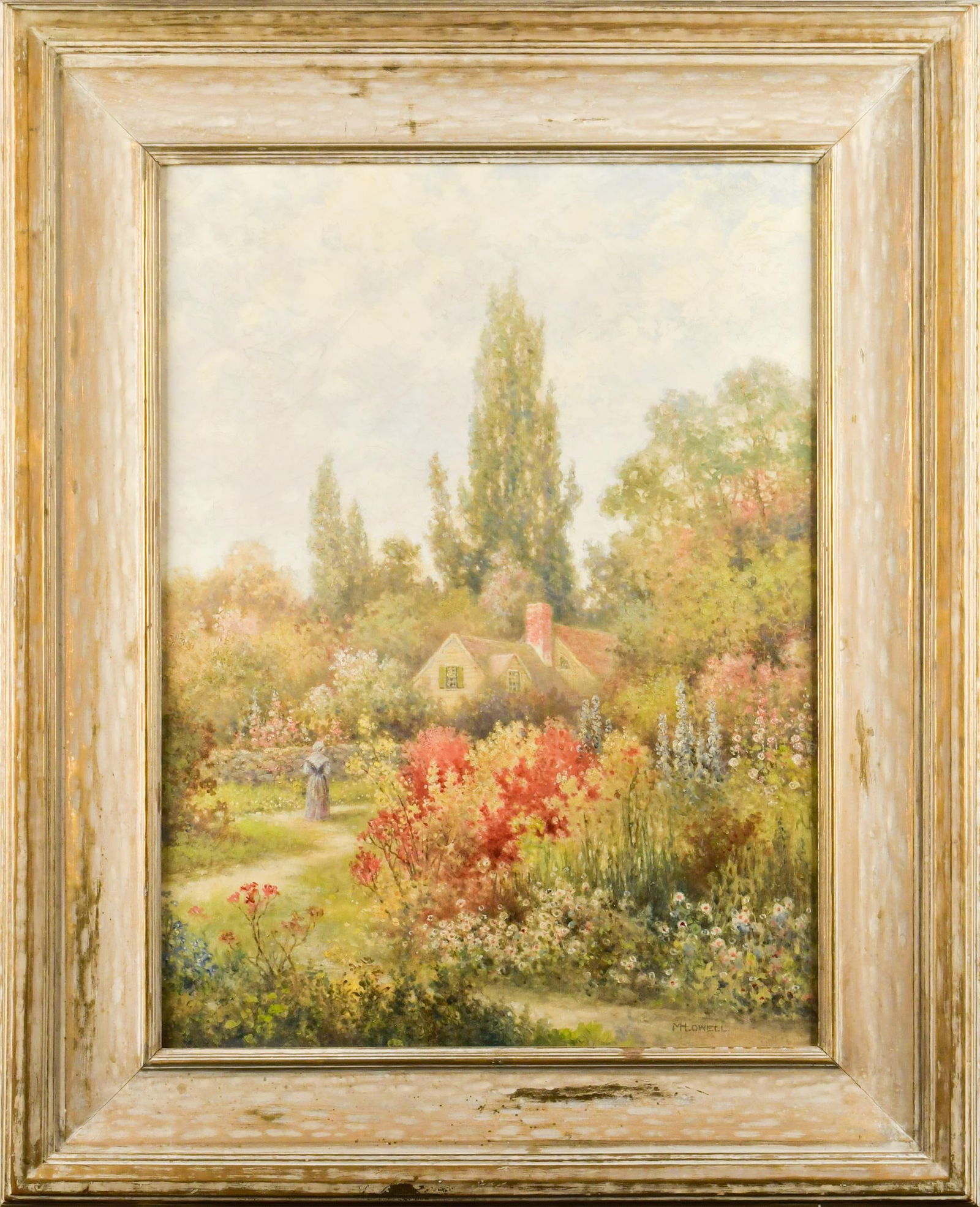 MILTON H. LOWELL OIL, GARDEN PATH. (1 of 11)