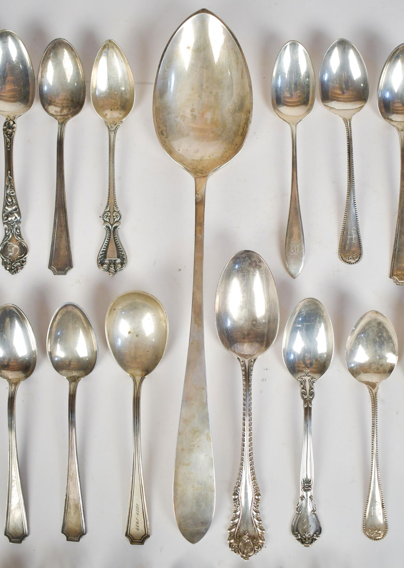 ASSORTED STERLING SILVER FLATWARE. - 4