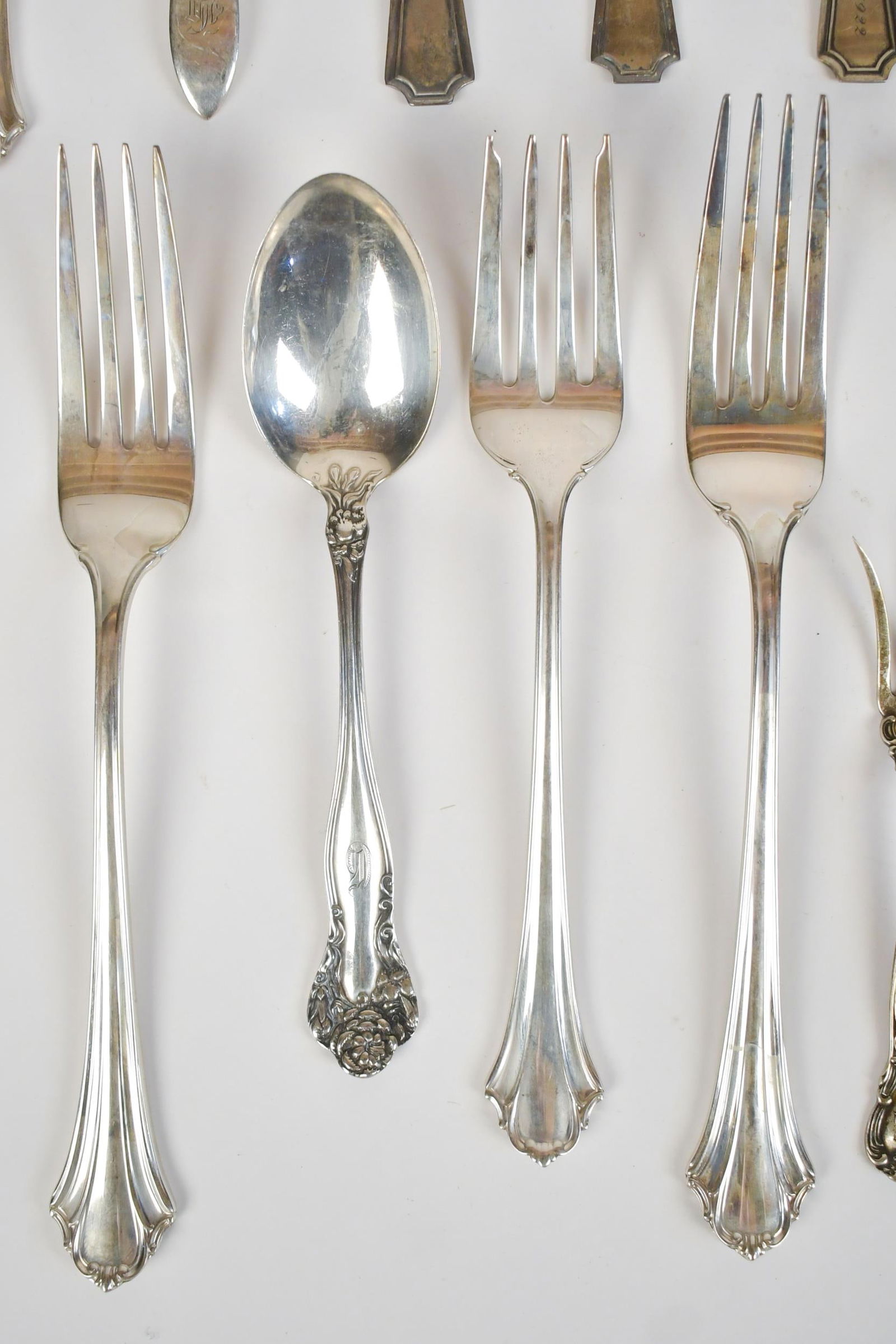 ASSORTED STERLING SILVER FLATWARE. - 5