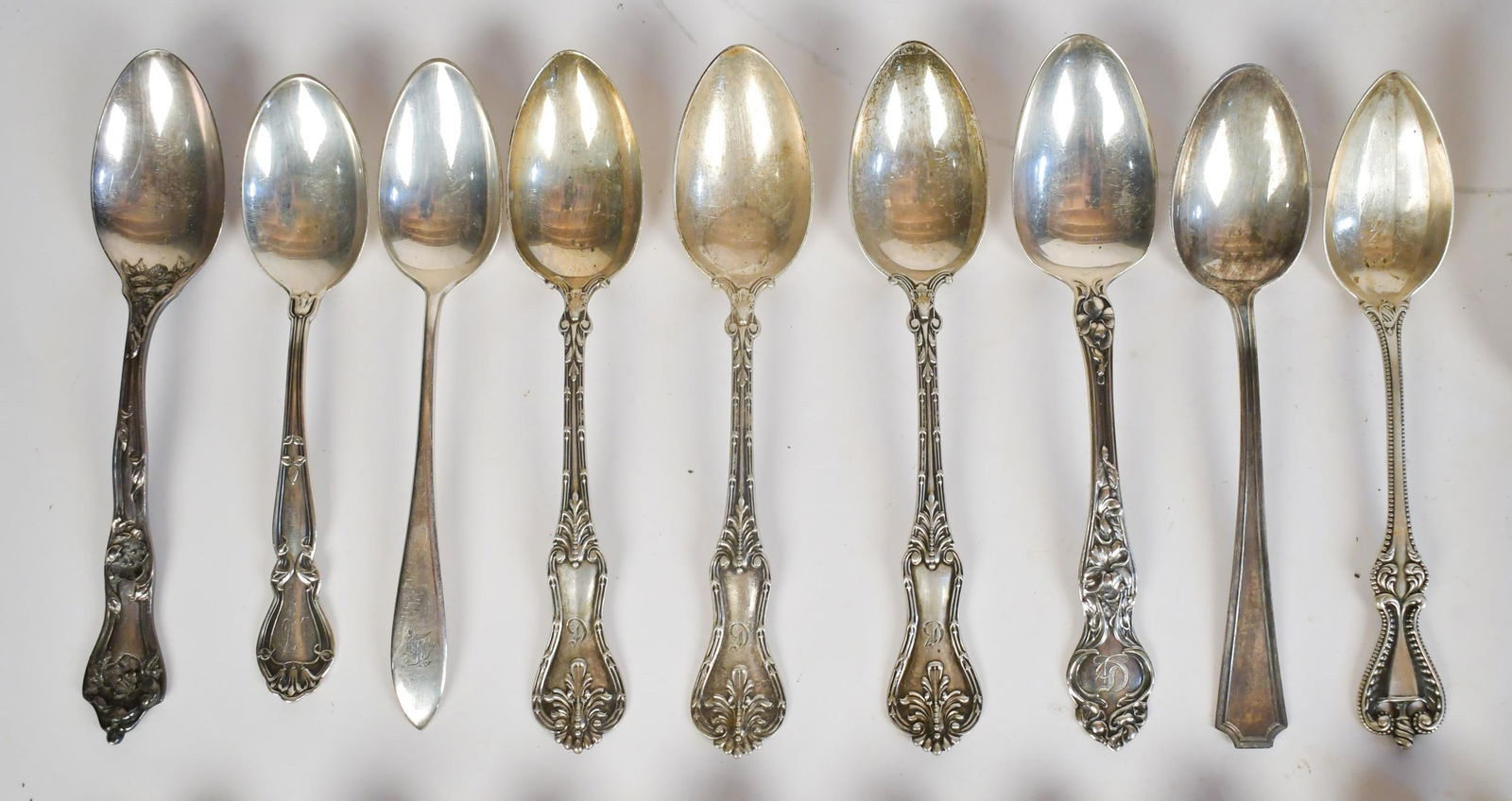 ASSORTED STERLING SILVER FLATWARE. - 7