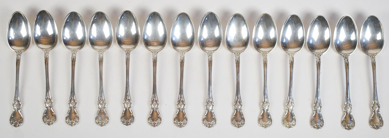 TOWLE STERLING FLATWARE SET, OLD MASTER PATTERN. - 7