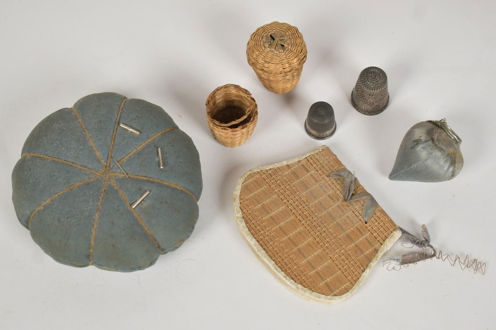 TWO ANTIQUE SHAKER CARRIERS. - 2