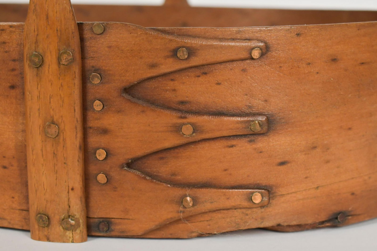 TWO ANTIQUE SHAKER CARRIERS. - 3