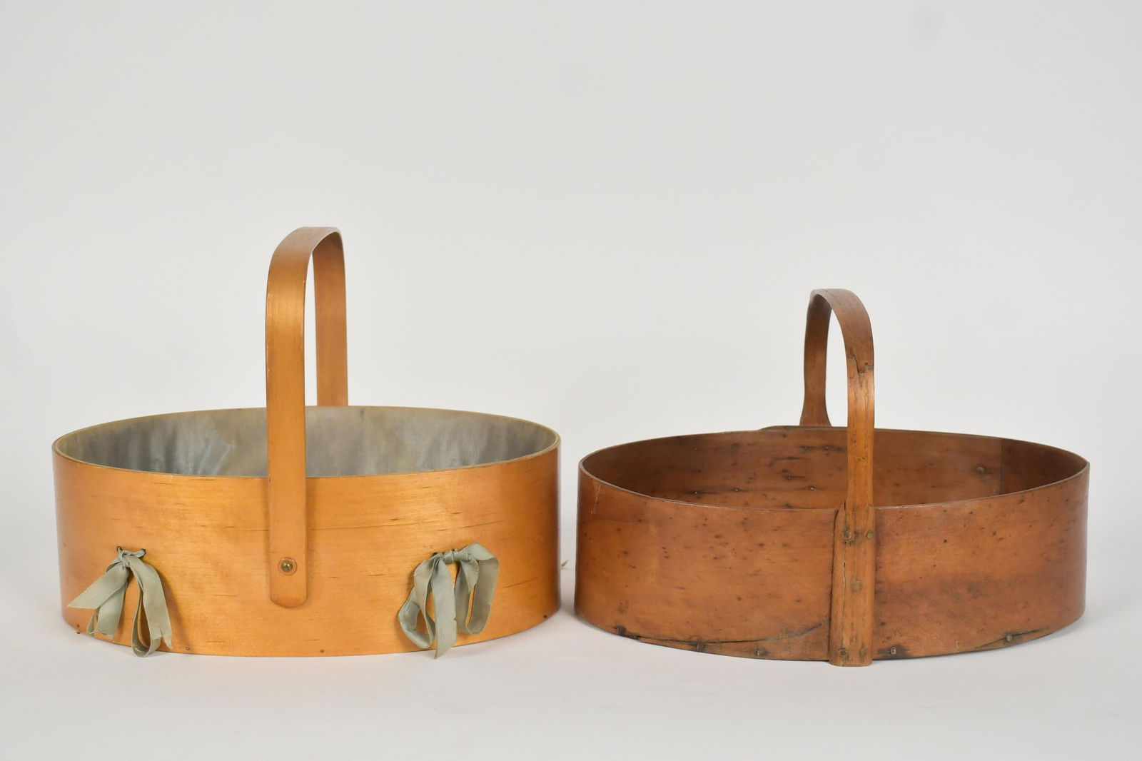 TWO ANTIQUE SHAKER CARRIERS. - 8