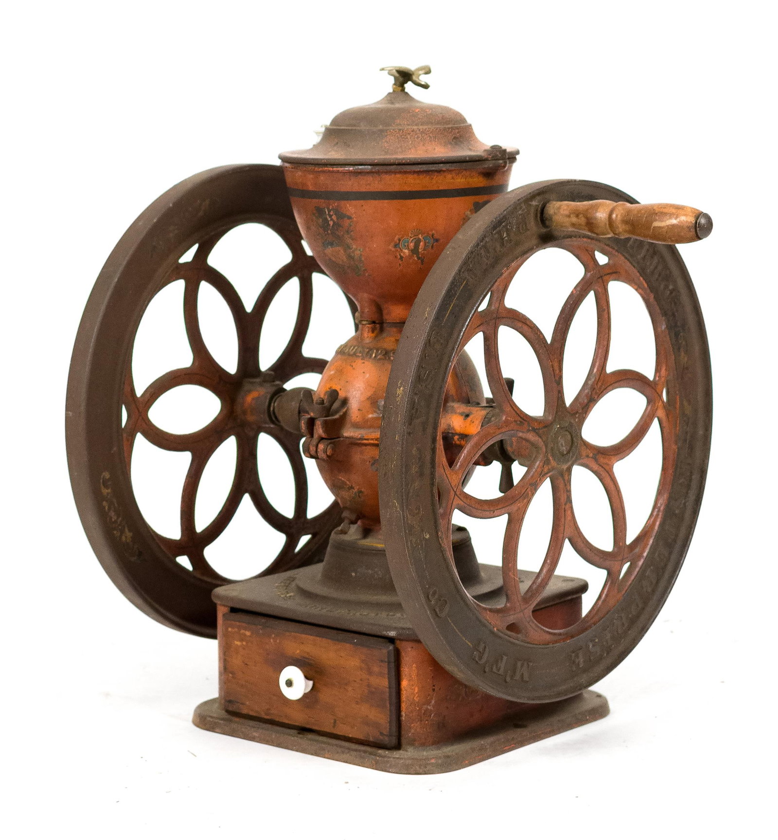 ANTIQUE ENTERPRISE COFFEE MILL. (1 of 2)