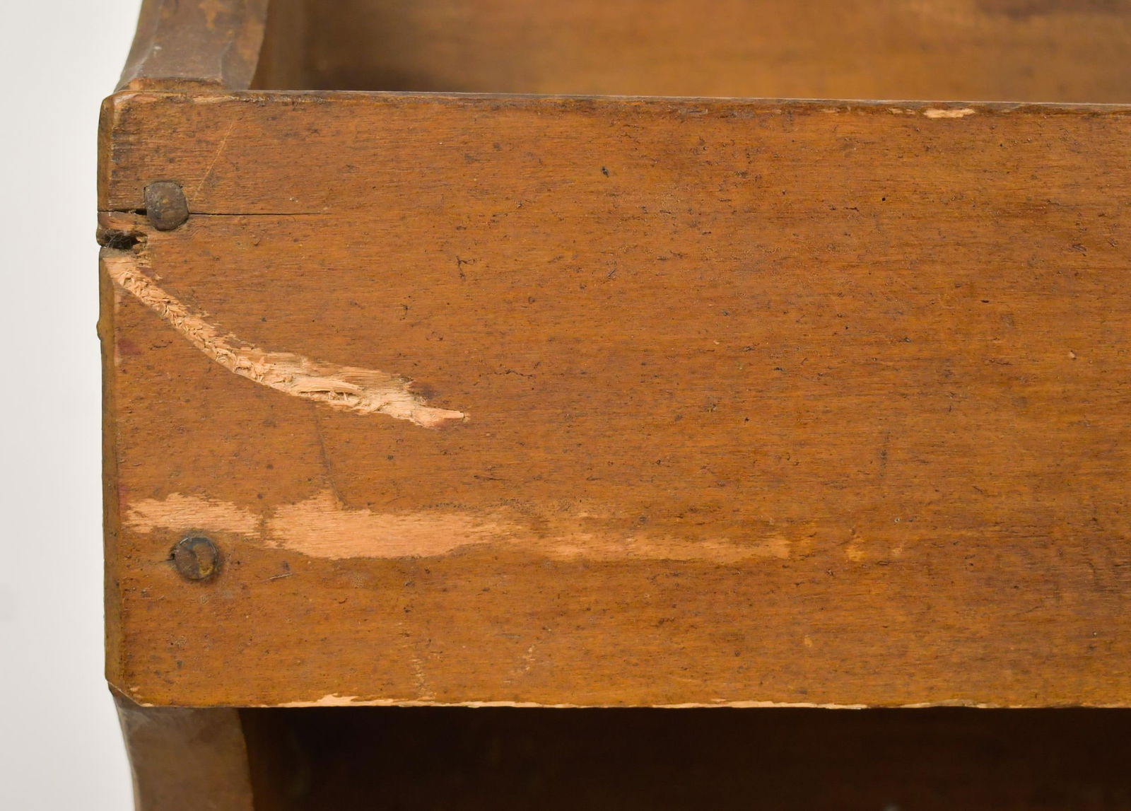 TWO 19TH C. NEW ENGLAND WALL BOXES. - 6