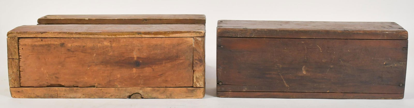 TWO 19TH C. NEW ENGLAND WALL BOXES. - 9