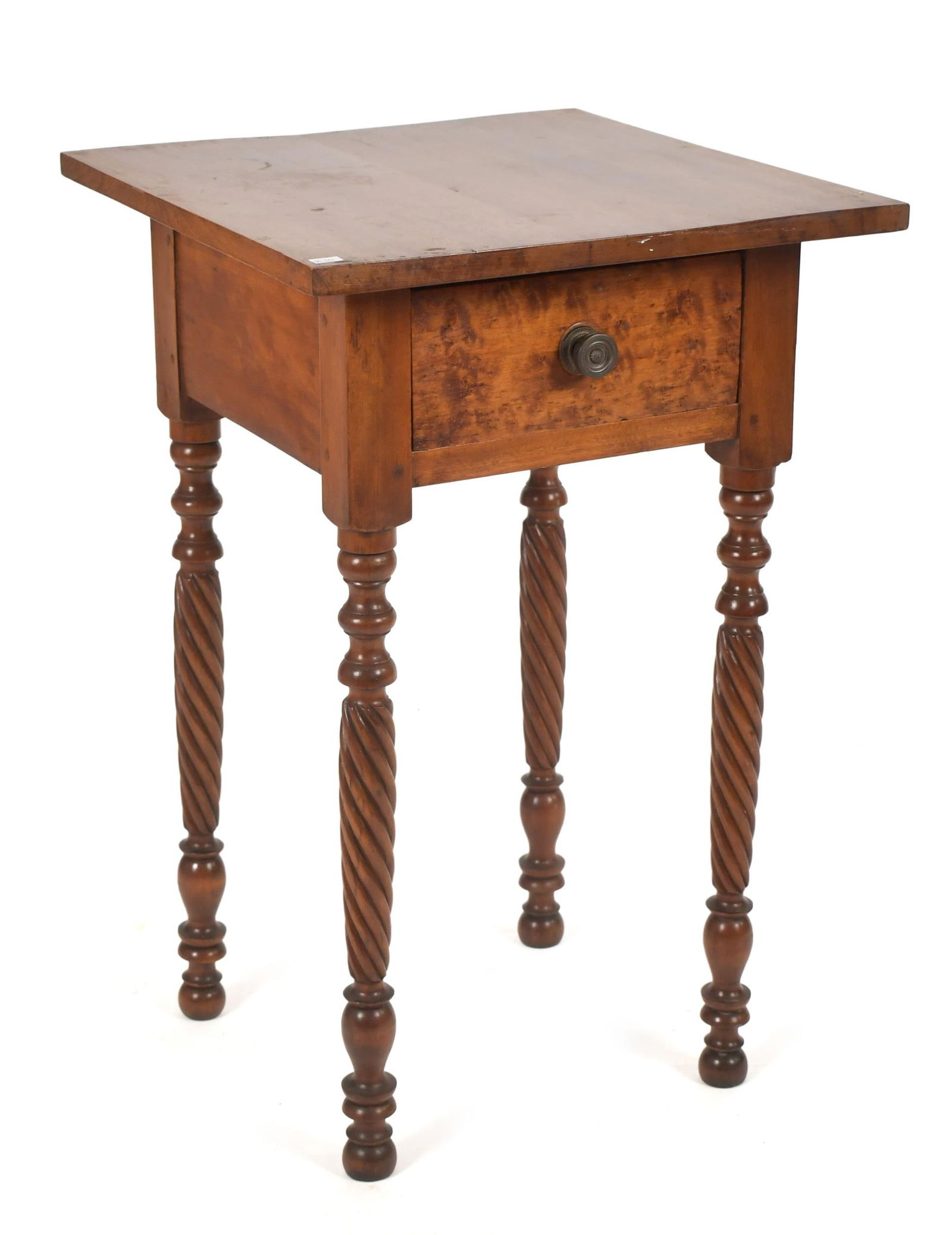 19TH C. FEDERAL ROPE LEG STAND. (1 of 1)