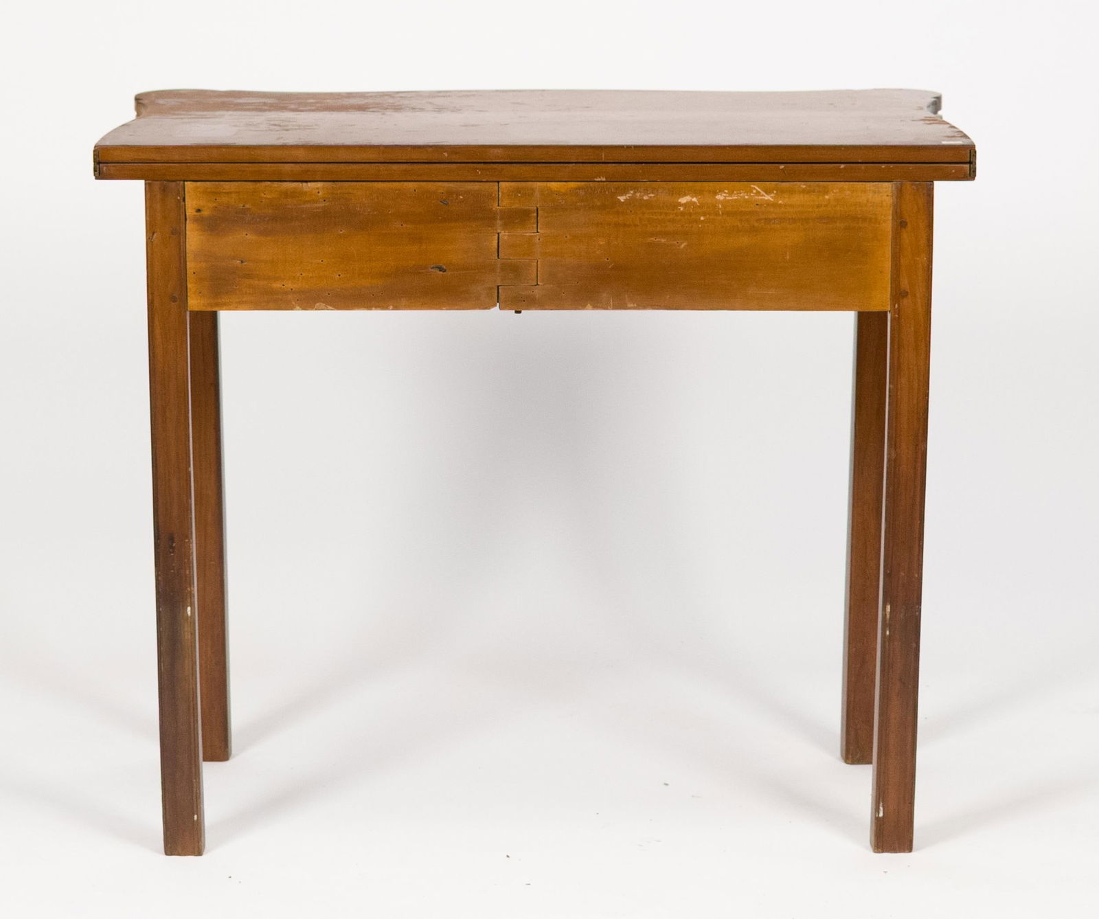 RESTORED 18TH C. CHIPPENDALE CHERRY CARD TABLE. - 14