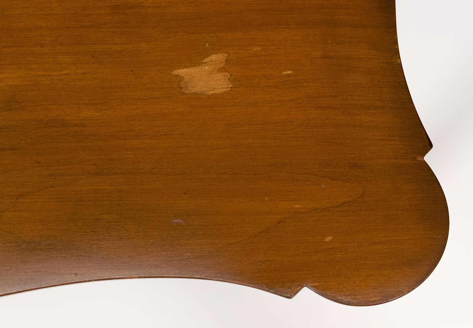 RESTORED 18TH C. CHIPPENDALE CHERRY CARD TABLE. - 6