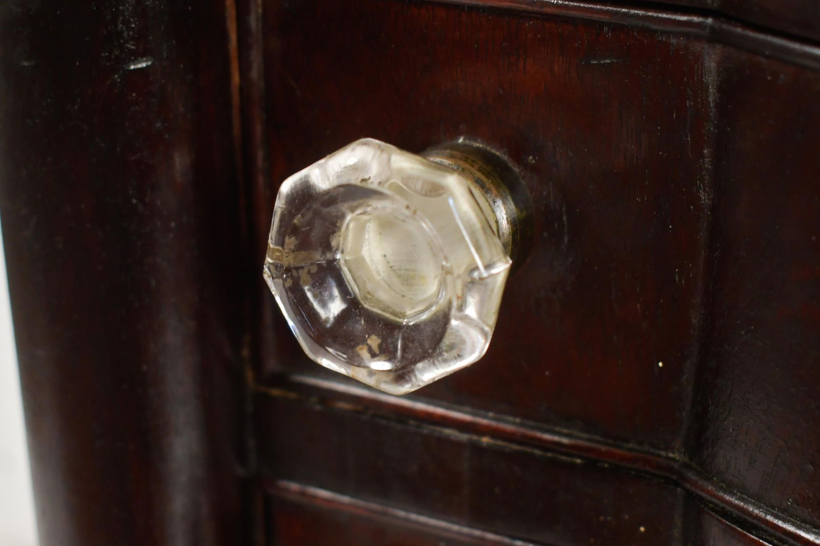 19TH C. NY THREE DRAWER PHYFE WORK TABLE. - 3