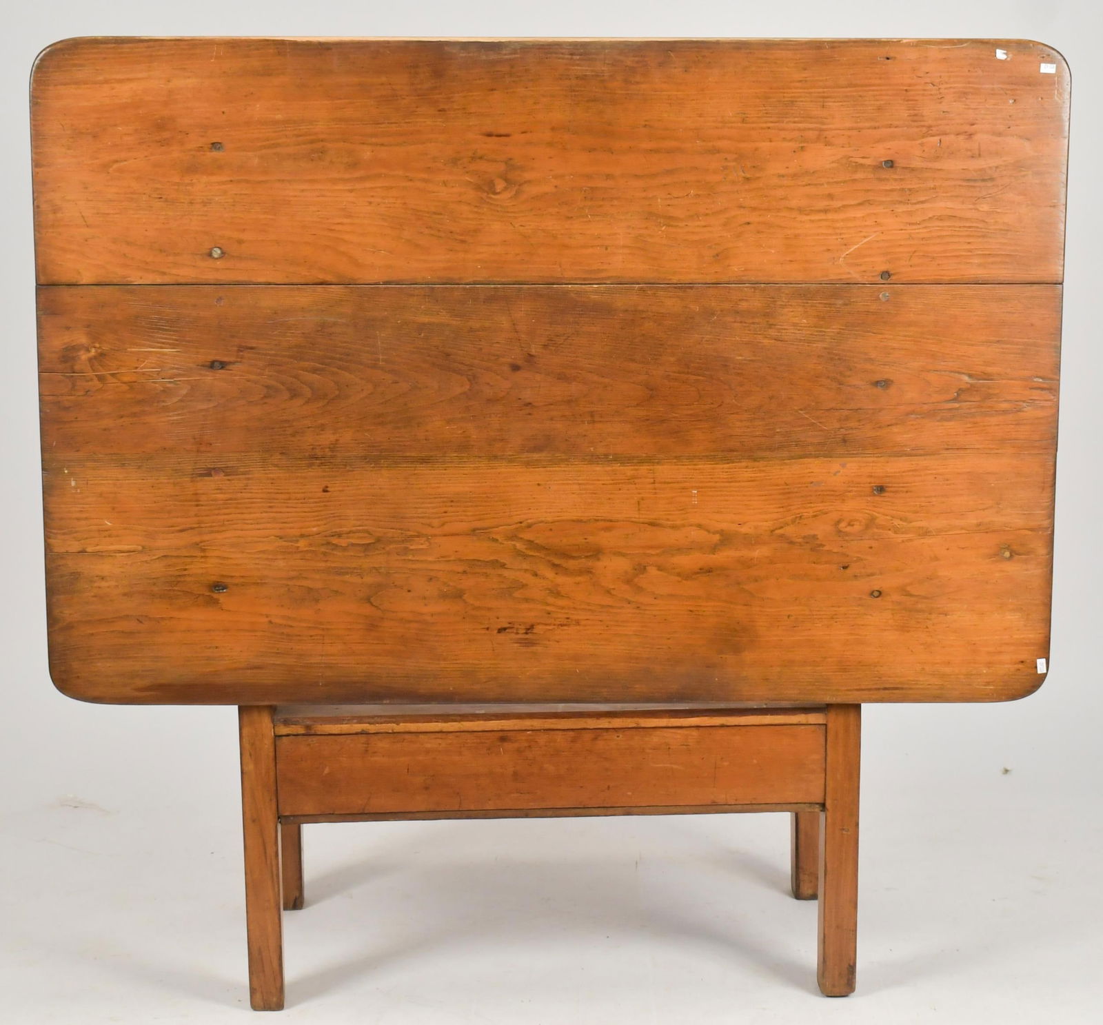 19TH C. AMERICAN PINE HUTCH TABLE. - 3