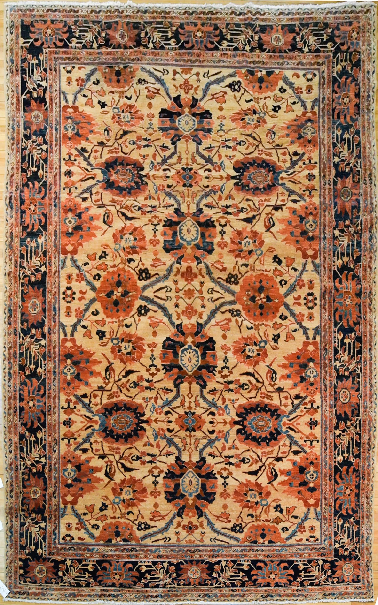 VINTAGE ORIENTAL ROOM SIZE RUG. (1 of 7)
