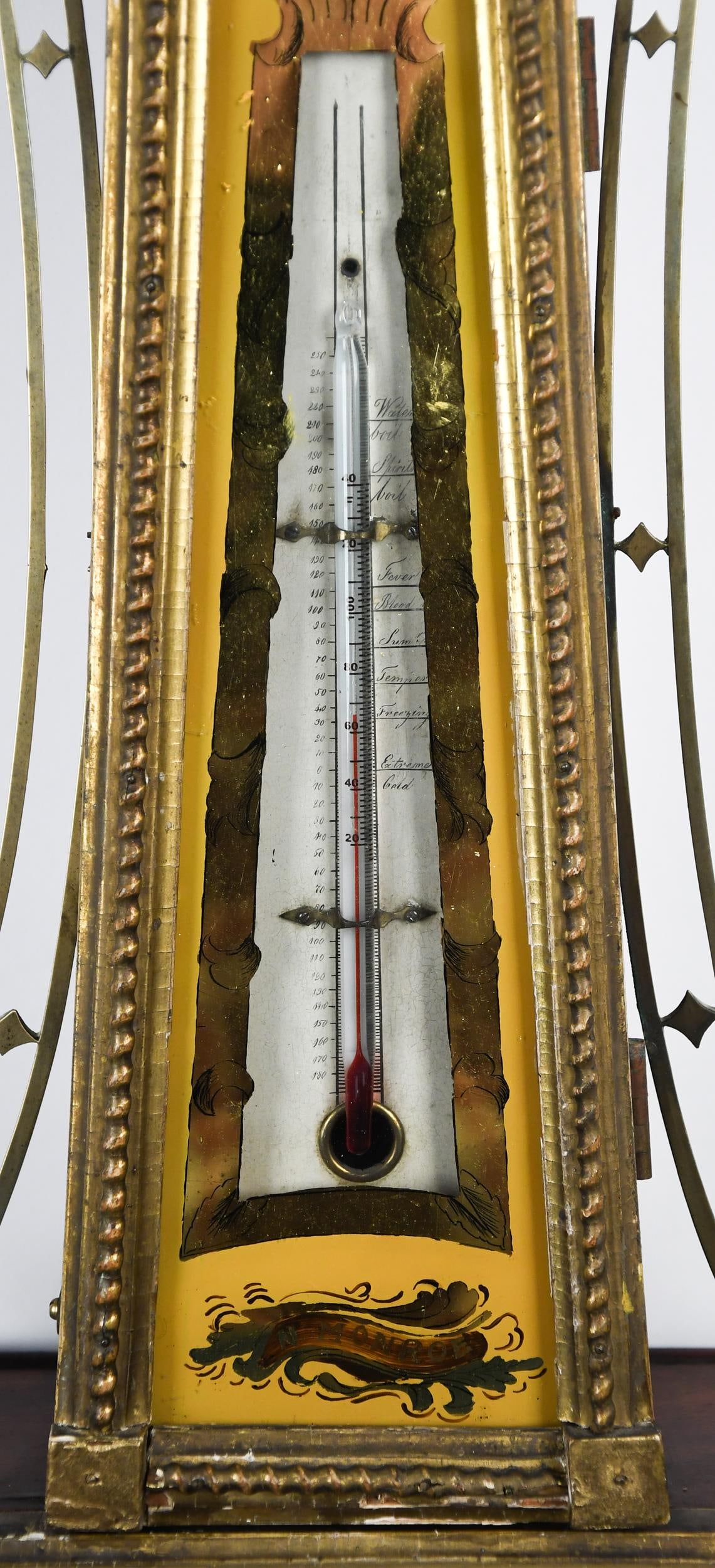 RARE MONROE MA BANJO CLOCK. - 4