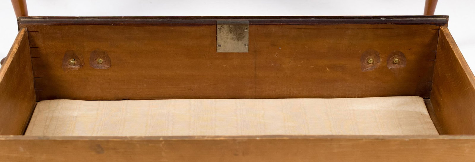 18TH C. WETHERSFIELD CT CHERRY HIGHBOY. - 11