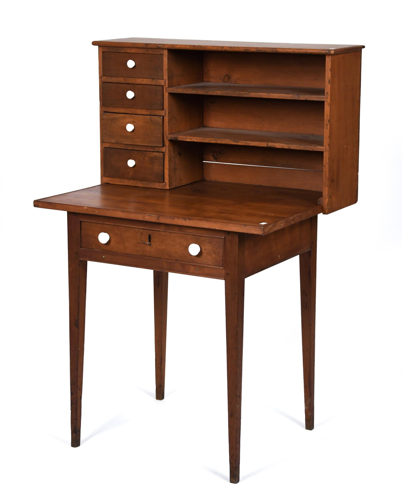 ANTIQUE SHAKER ONE DRAWER WORK TABLE. (1 of 1)