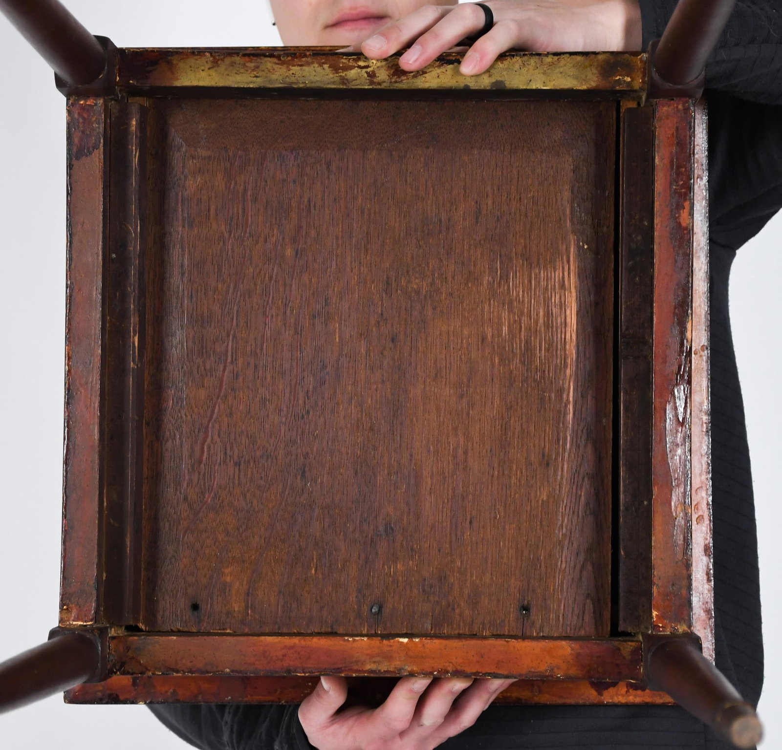 19TH C. NY SHAKER CHERRY WORK TABLE. - 11