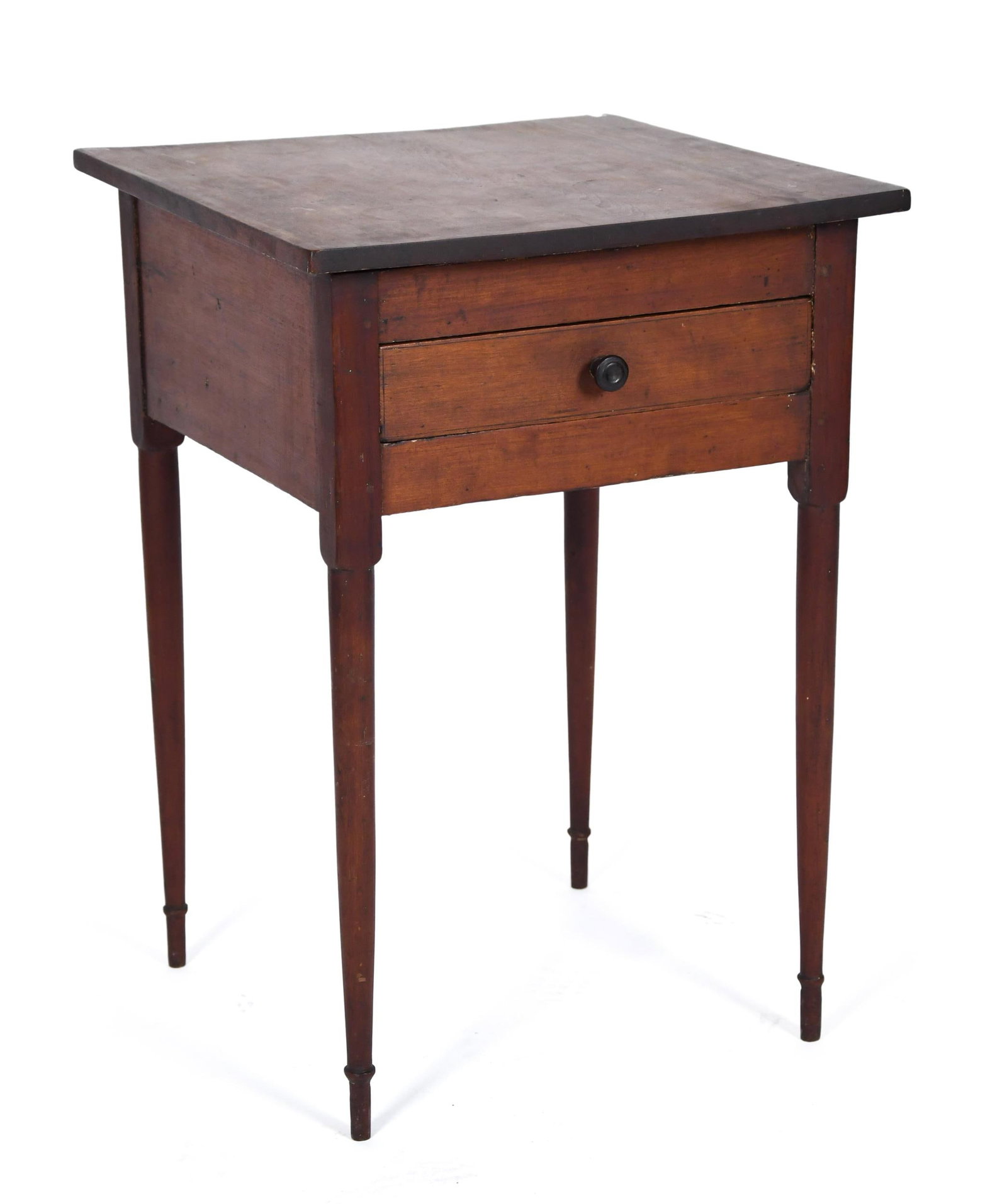 19TH C. NY SHAKER CHERRY WORK TABLE. (1 of 12)
