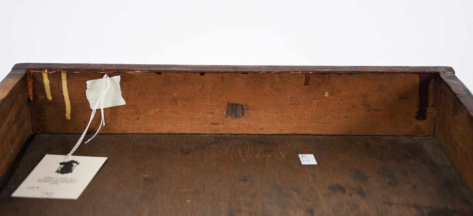 19TH C. NY SHAKER CHERRY WORK TABLE. - 6