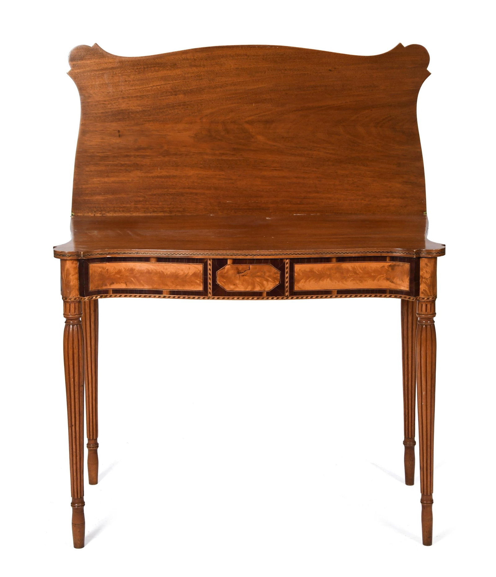 FINE FEDERAL INLAID CARD TABLE. (1 of 10)