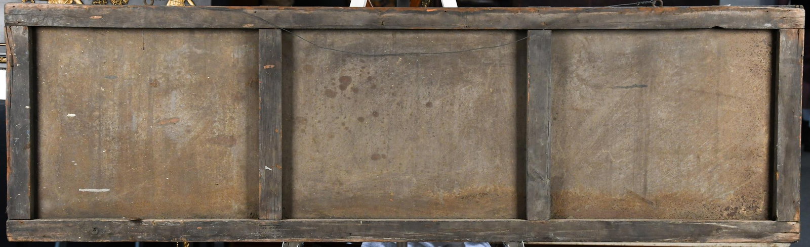 19TH C. PAINTED FRAMED COPPER SIGN. - 6