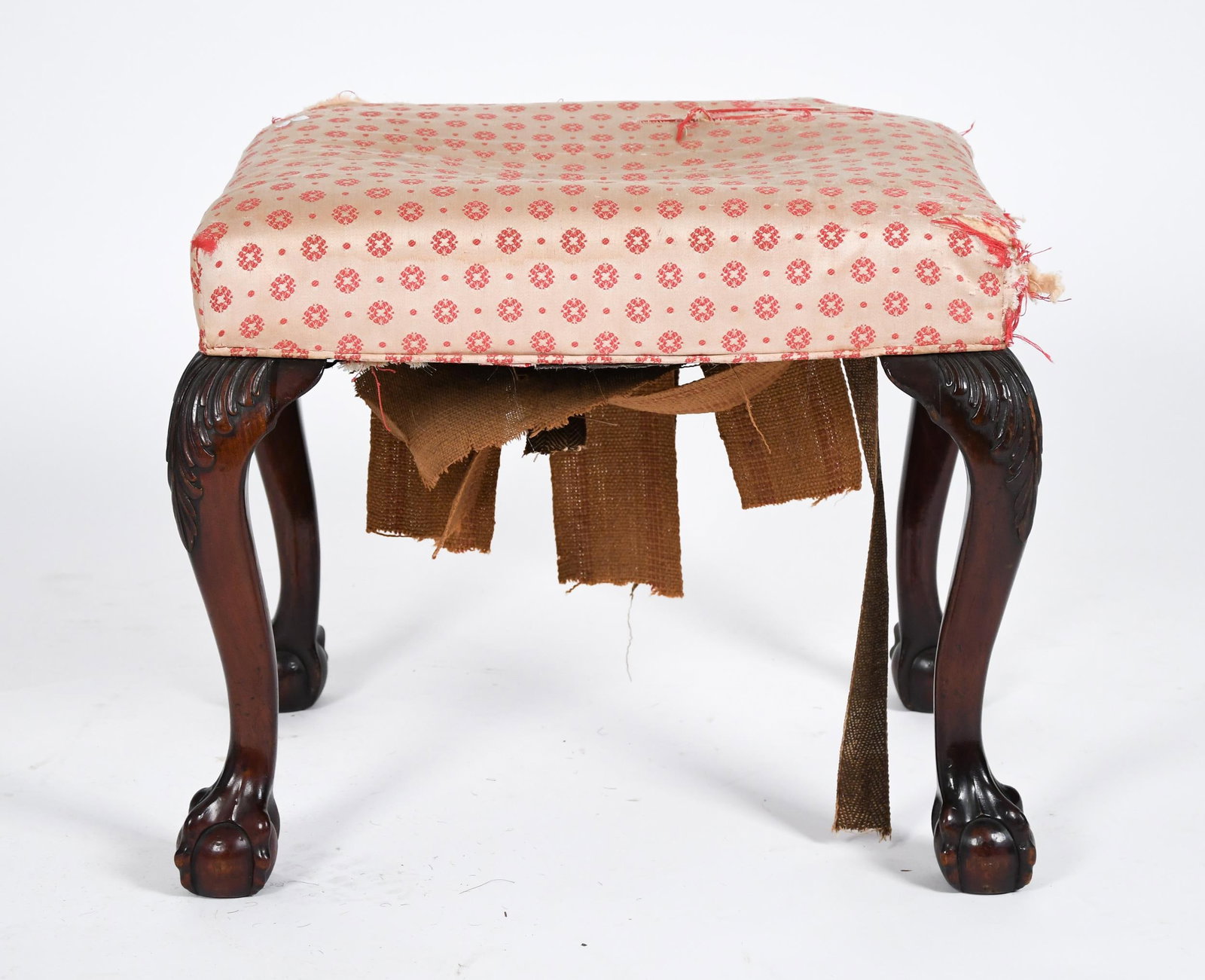 18TH C./ 19TH C. CHIPPENDALE STOOL. - 2