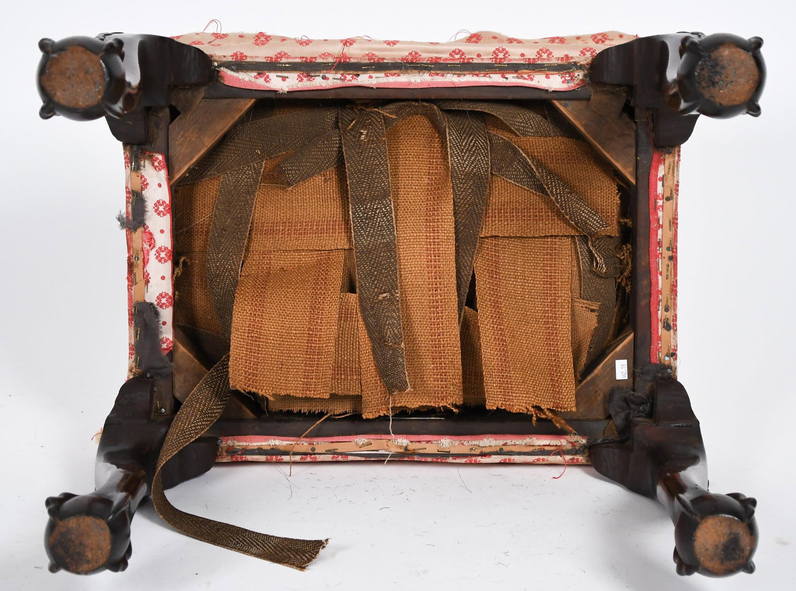 18TH C./ 19TH C. CHIPPENDALE STOOL. - 3