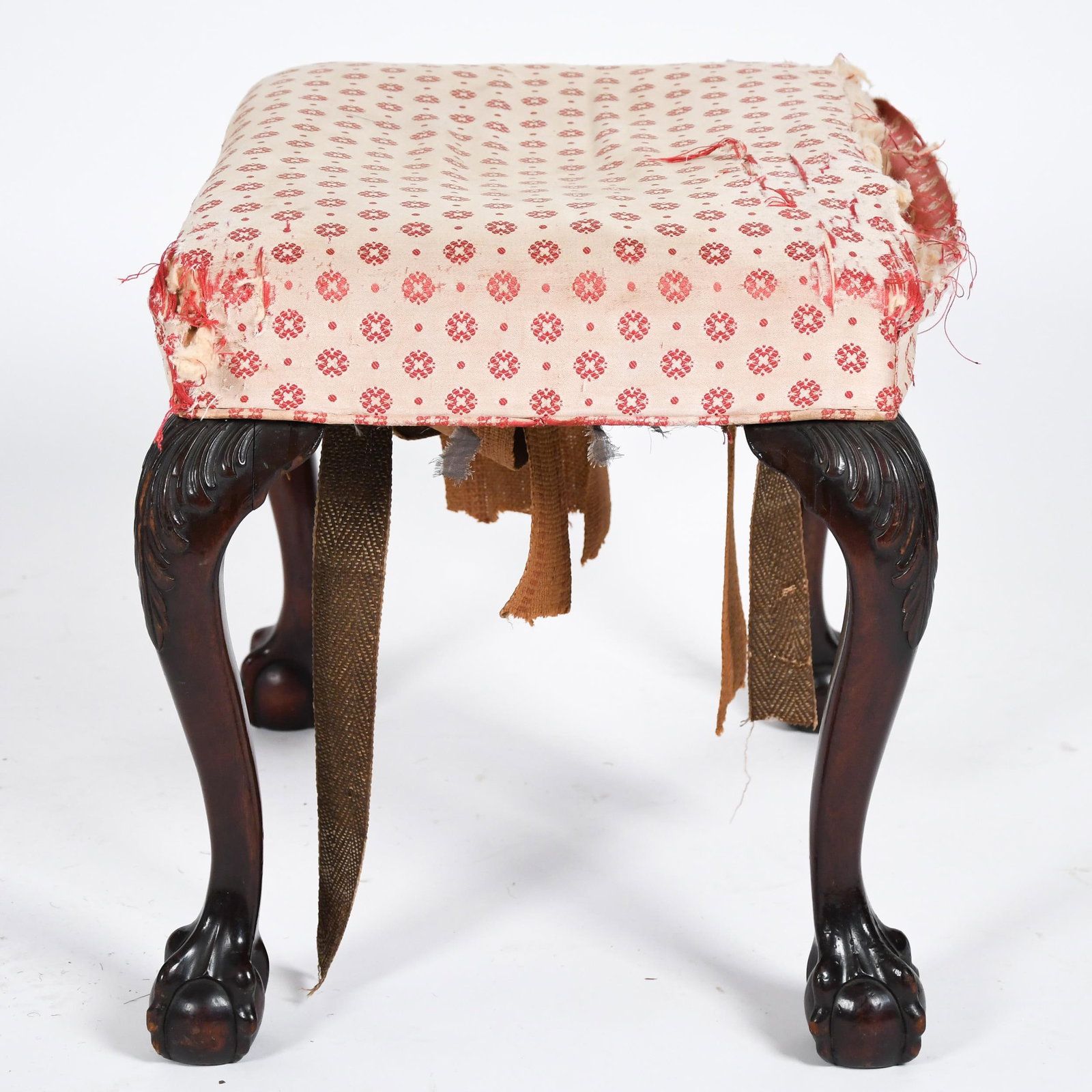 18TH C./ 19TH C. CHIPPENDALE STOOL. - 4