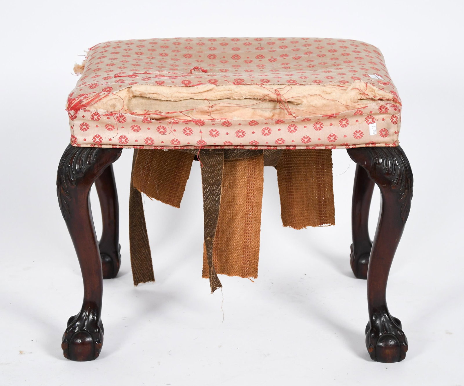 18TH C./ 19TH C. CHIPPENDALE STOOL. - 6