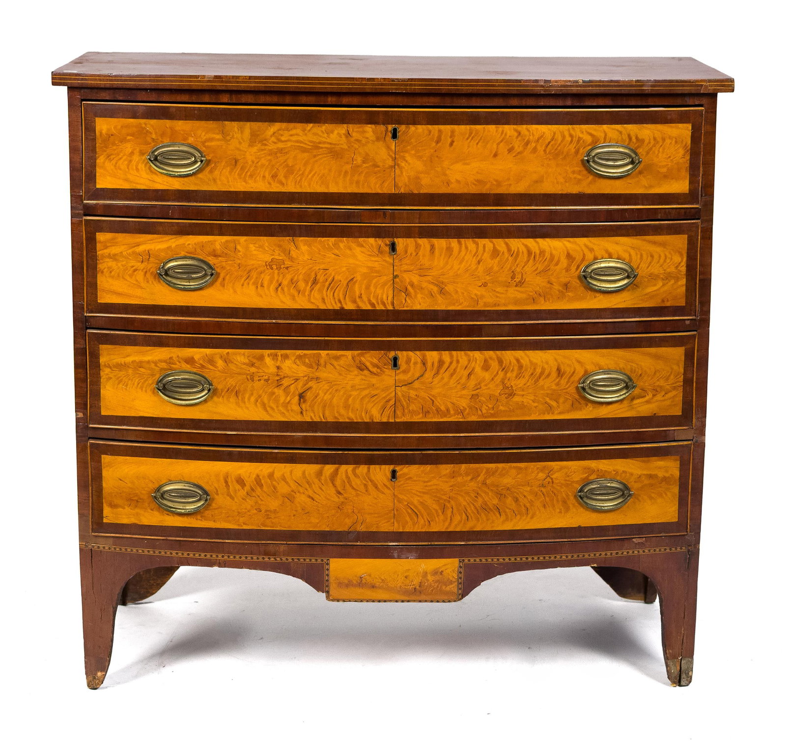 19TH C. PORTSMOUTH NH INLAID CHEST (1 of 13)