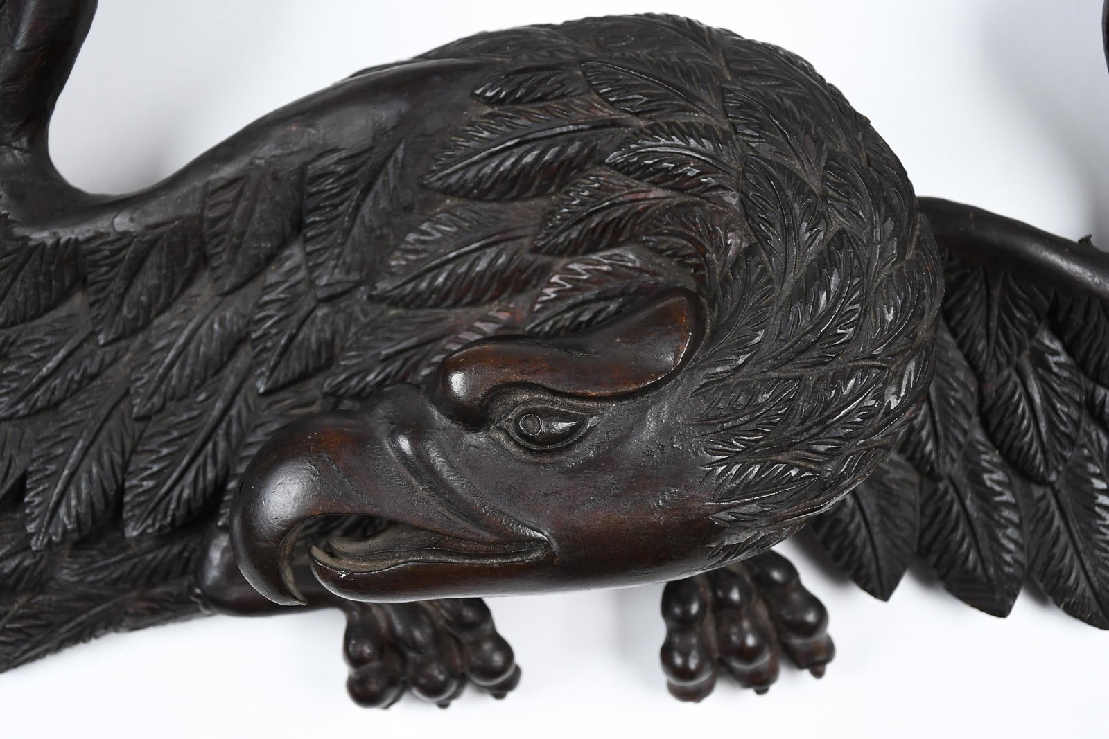 CARVED 19TH C. SPREAD WING EAGLE. - 2