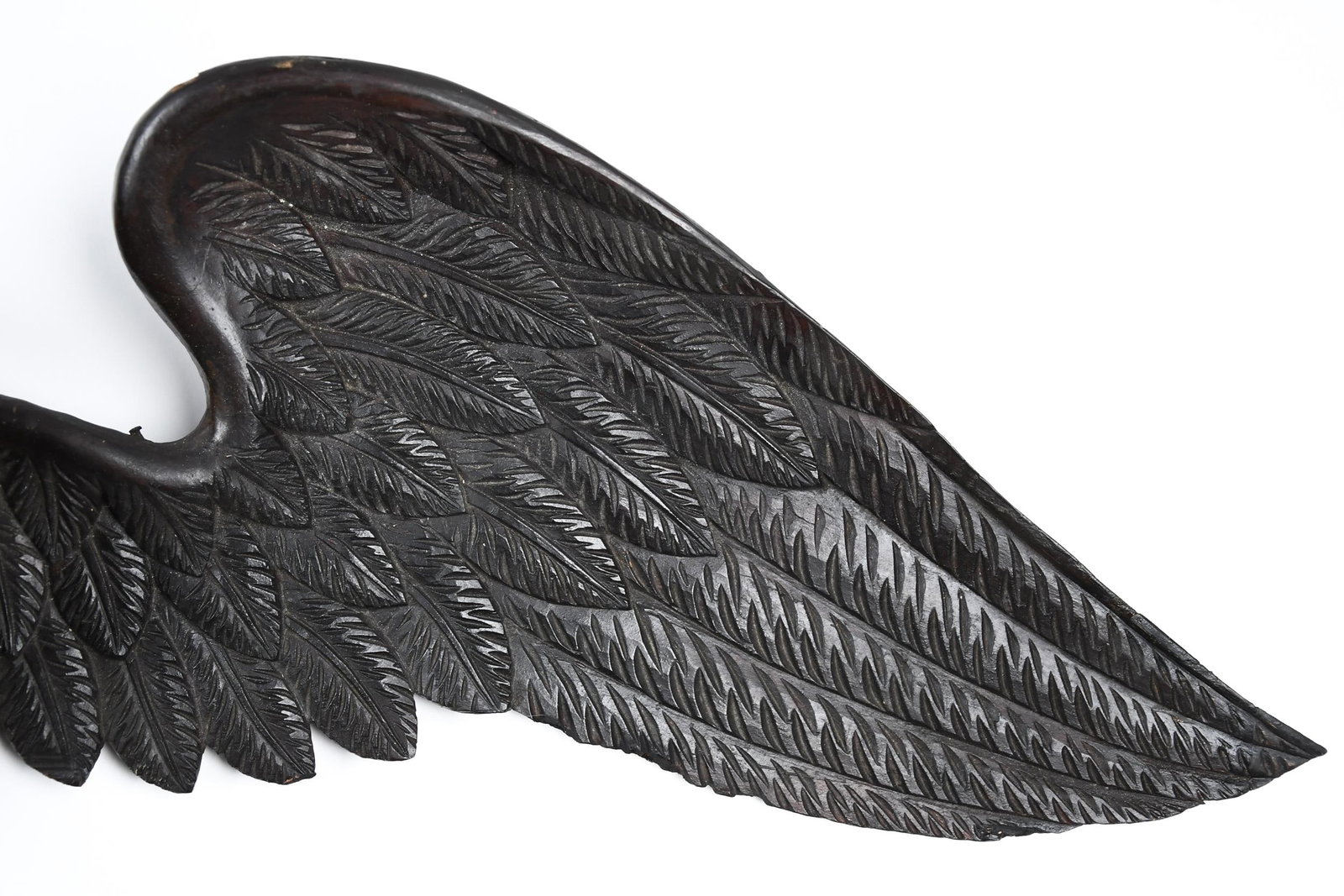 CARVED 19TH C. SPREAD WING EAGLE. - 5