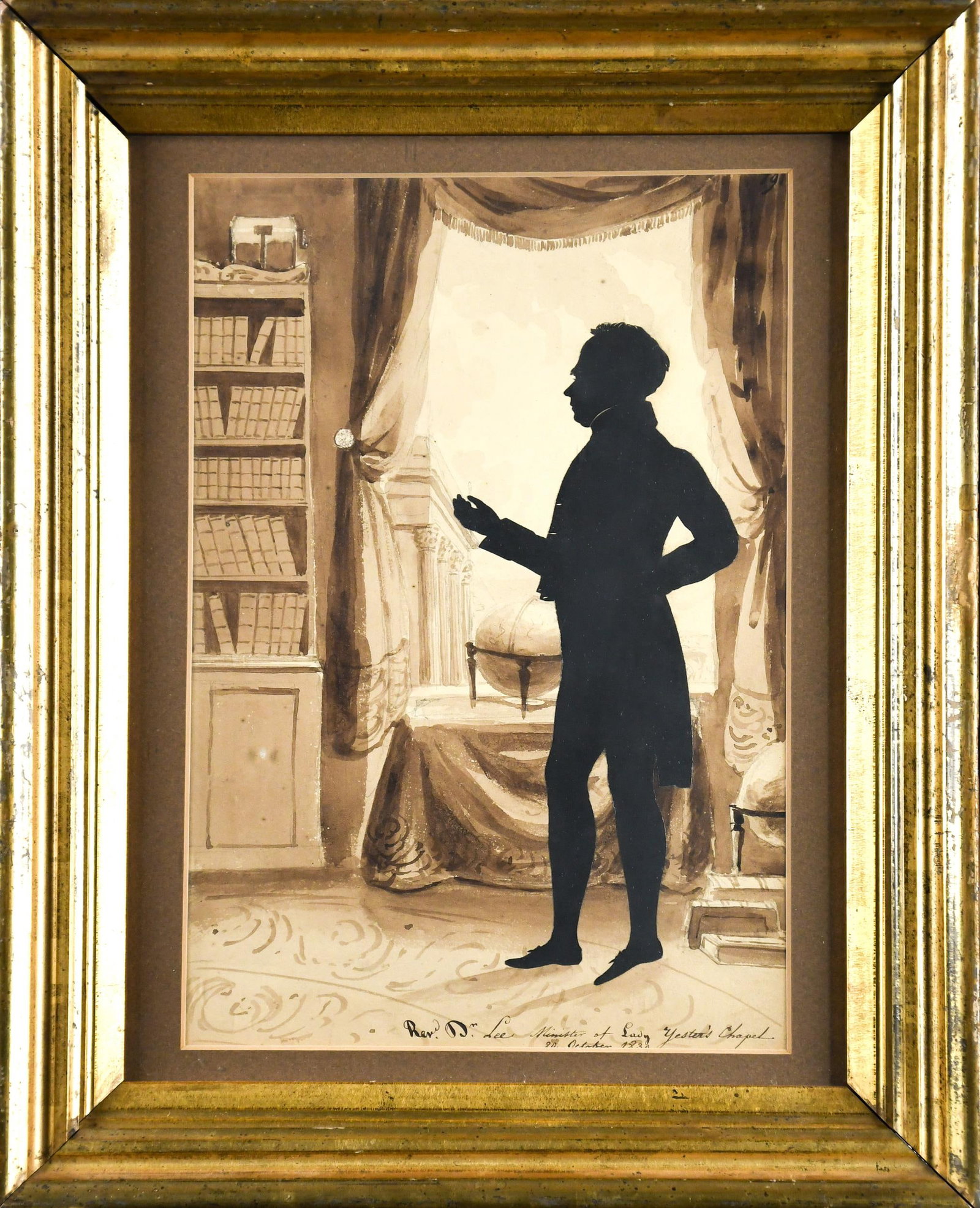 1830 SILHOUETTE, REVEREND DR. JOHN LEE. (1 of 1)
