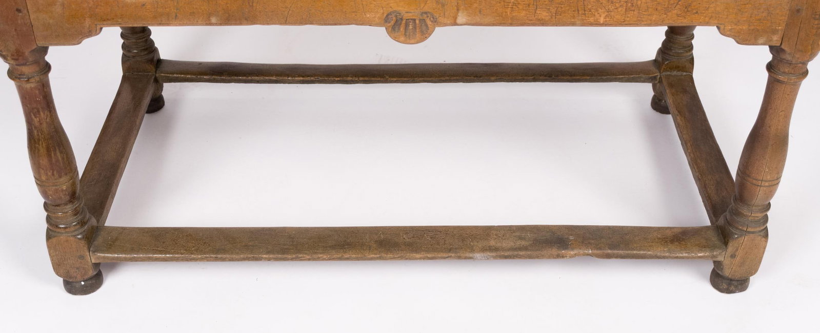 DOCUMENTED 18TH C. PA WALNUT TAVERN TABLE. - 12