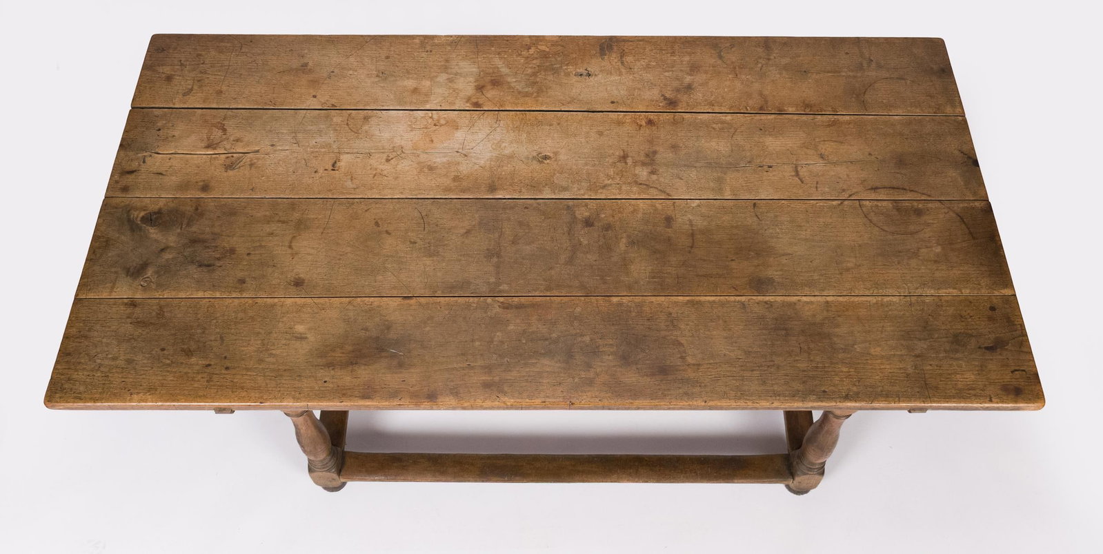 DOCUMENTED 18TH C. PA WALNUT TAVERN TABLE. - 4