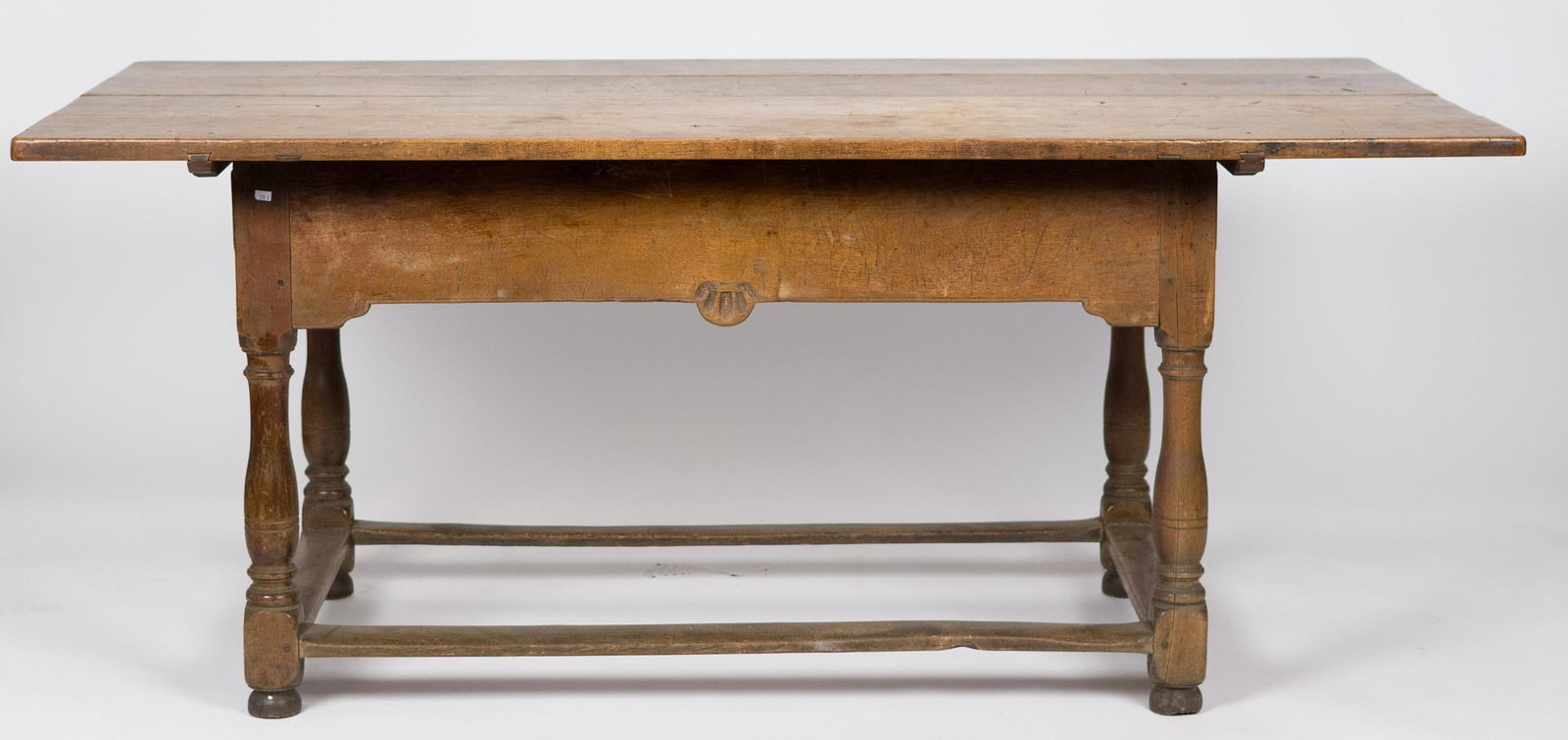 DOCUMENTED 18TH C. PA WALNUT TAVERN TABLE. - 9