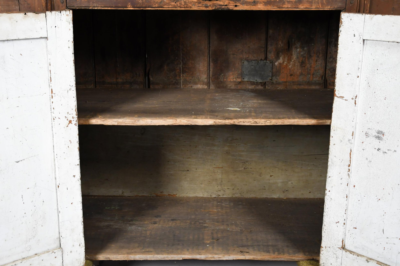 18TH C. MA ARCHITECTURAL CUPBOARD. - 6