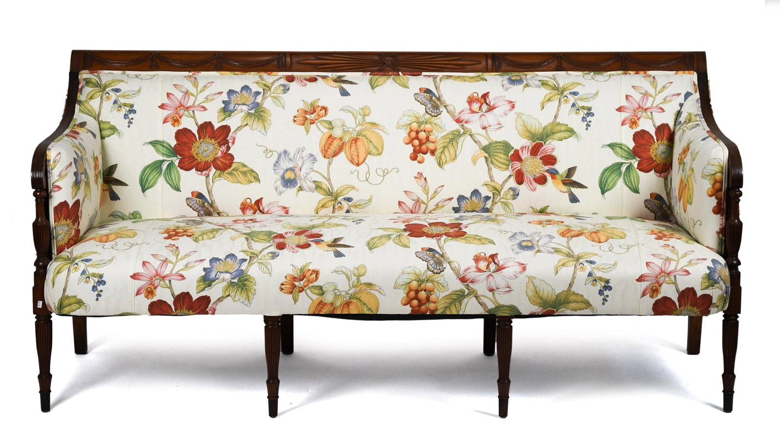 ANTIQUE NY ATTRIB. PHYFE WORKSHOP FEDERAL SOFA. (1 of 11)