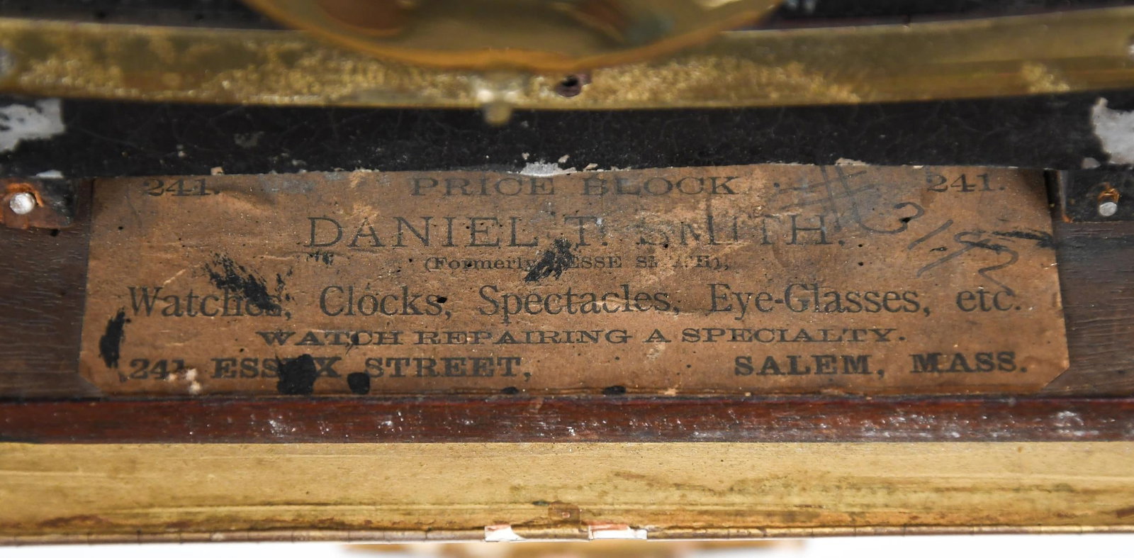 EARLY 19TH C. SIGNED BANJO CLOCK. - 7