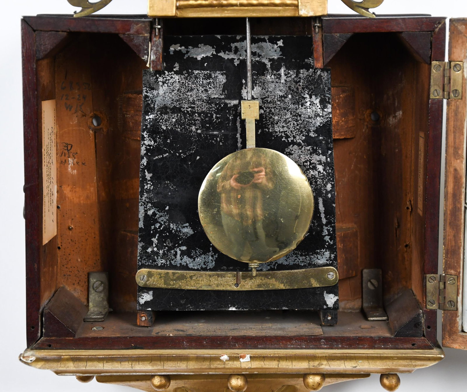 EARLY 19TH C. SIGNED BANJO CLOCK. - 8
