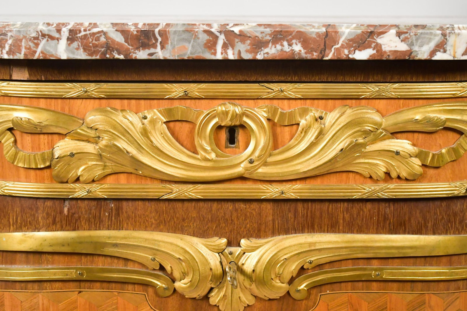 IMPORTANT FRENCH LINKE WORKSHOP SIGNED COMMODE. - 5