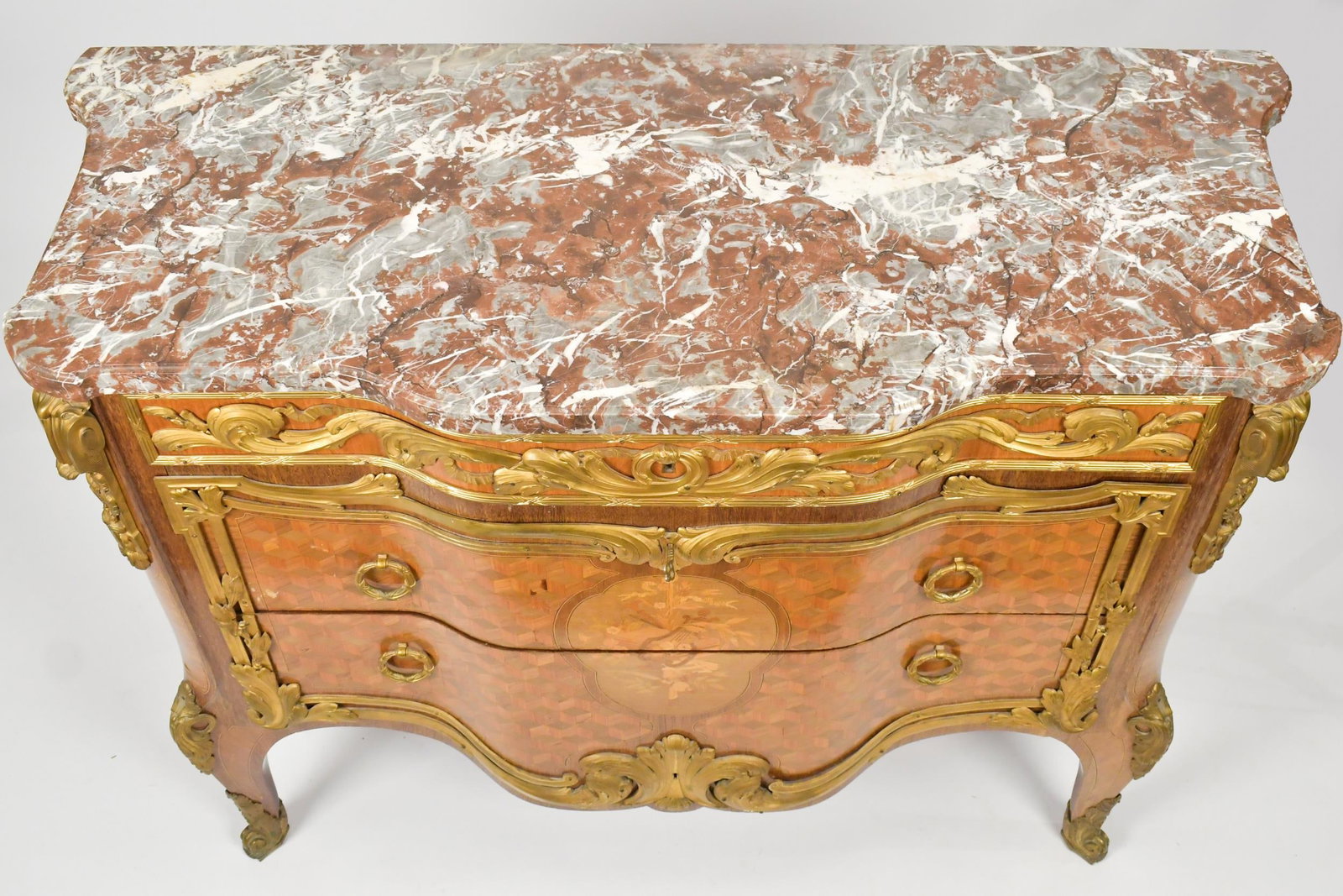 IMPORTANT FRENCH LINKE WORKSHOP SIGNED COMMODE. - 7
